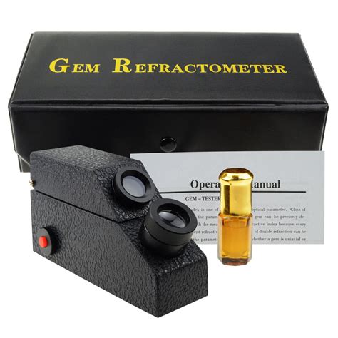 how do you use a gem refractometer|highly rated gemstone refractometer.